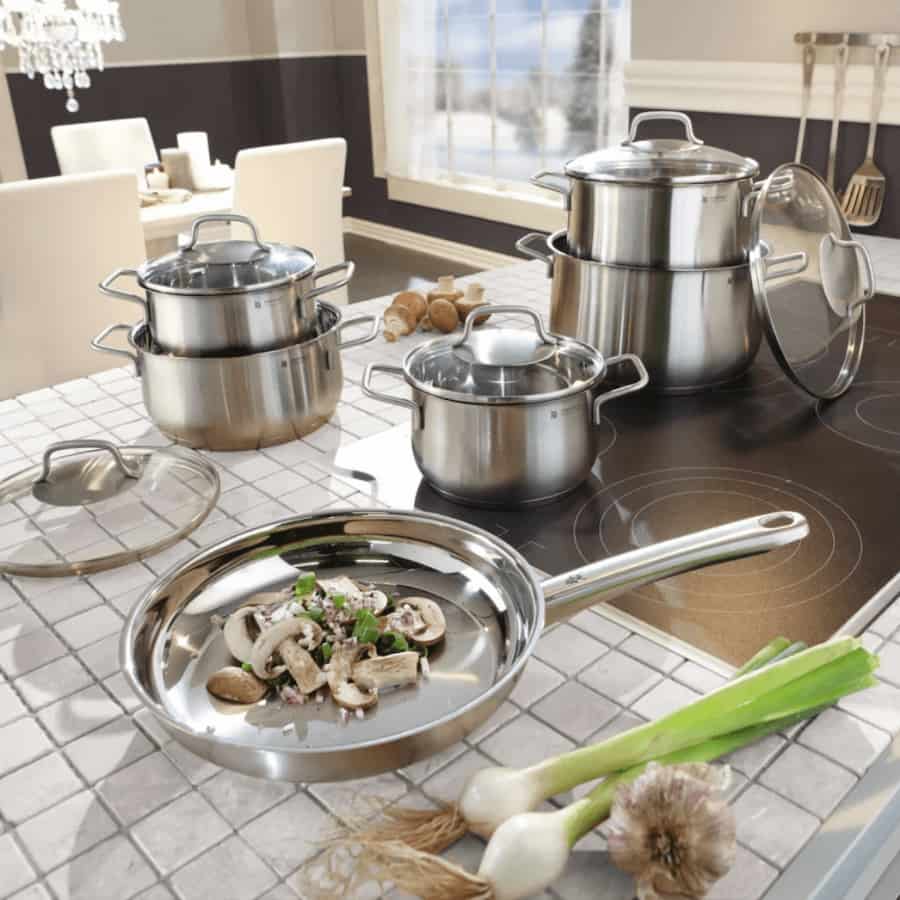 Bộ nồi chảo 6 món WMF Brilliant cao cấp 0739166030