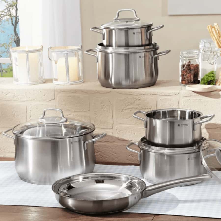 Bộ nồi chảo 6 món WMF Brilliant cao cấp 0739166030