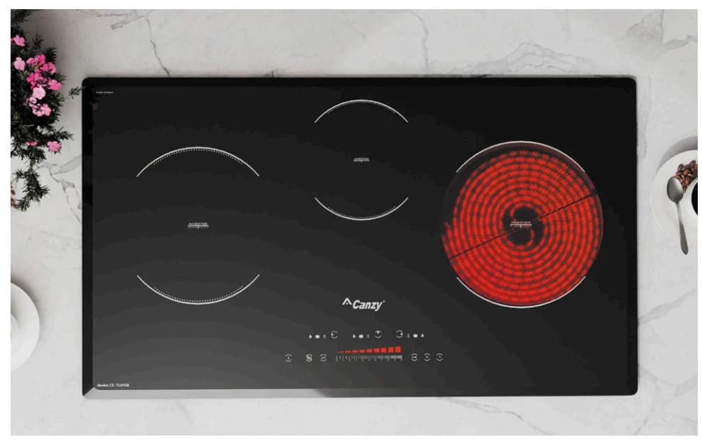 Bếp điện từ 3 vùng nấu Canzy CZ-TL67GB