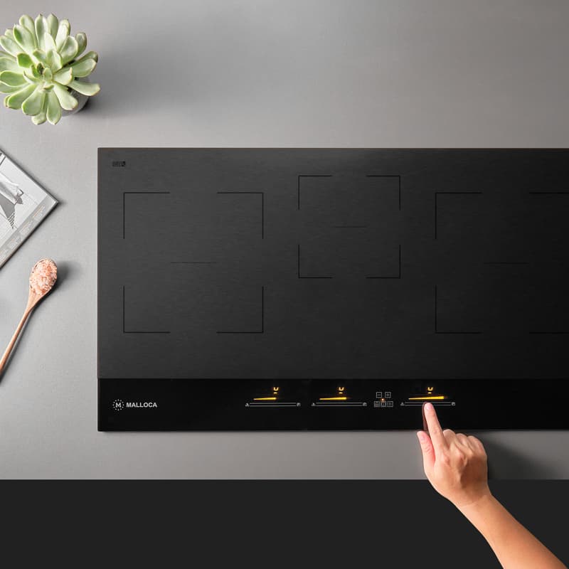 Bếp kính âm 3 từ Malloca Skylux MH-803