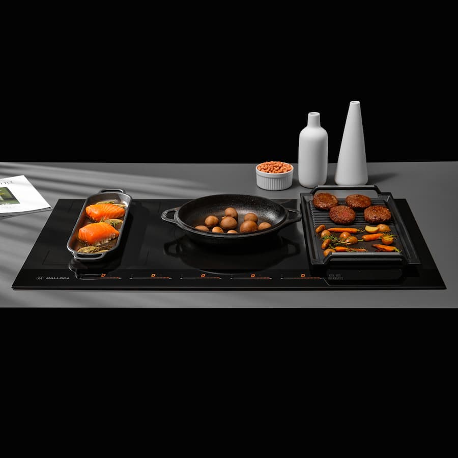 Bếp kính âm 5 từ Malloca Skylux MH-885