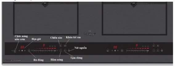 Bếp từ Canzy CZ 797G-62ID