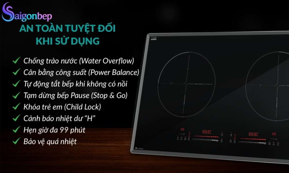 Bếp từ đôi Grand X GX IH788LUX Serial 7