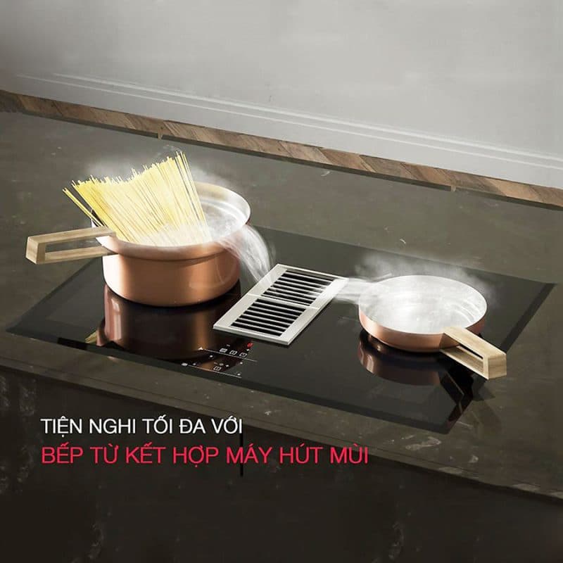 Bếp từ kết hợp hút mùi 4 vùng nấu Hafele HC-IHH77D 536.61.655