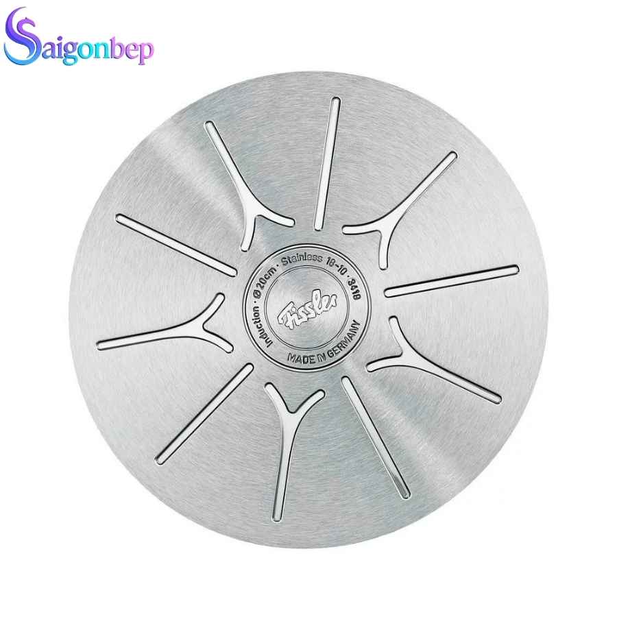 Bộ nồi Fissler Profi 5 món vung thép kèm quánh và chảo 2 quai 