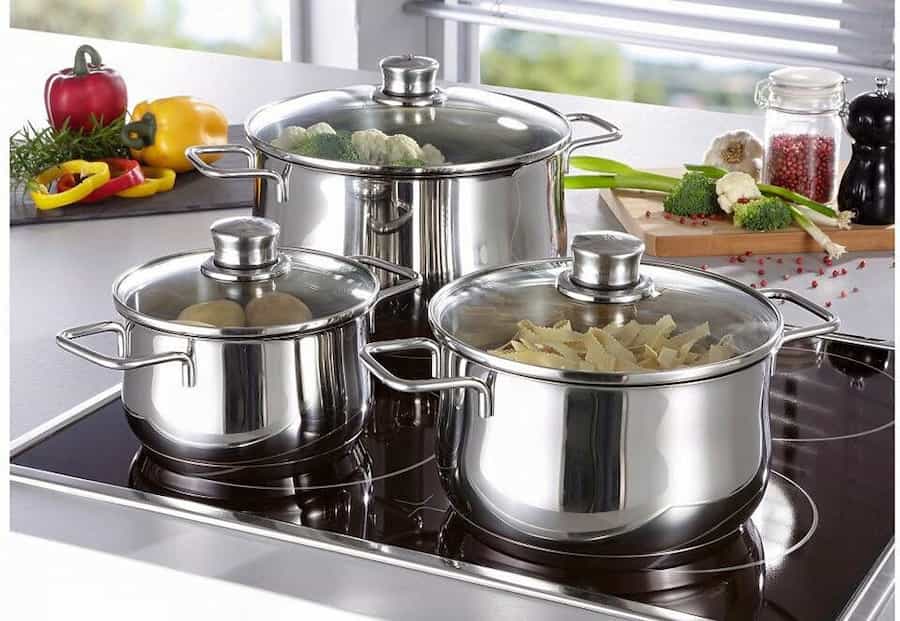 Bộ nồi WMF DIADEM PLUS 3 món COOKWARE SET 0730036040
