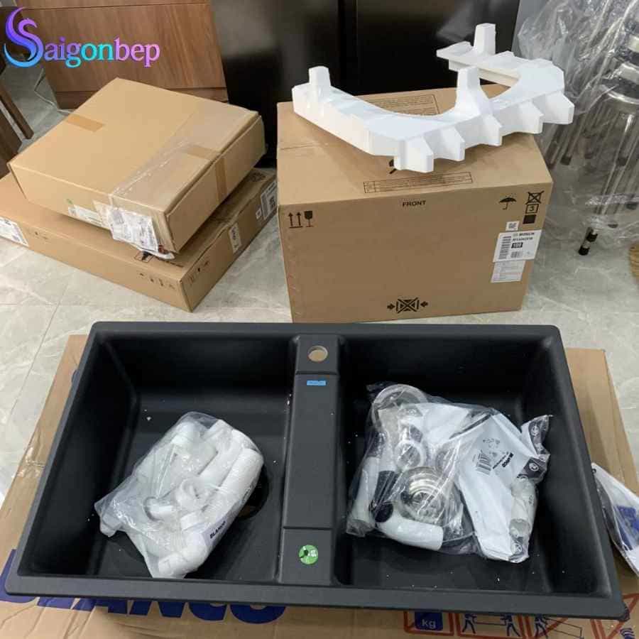 Chậu đá màu xám Hafele BLANCOZIA 9 567.68.949