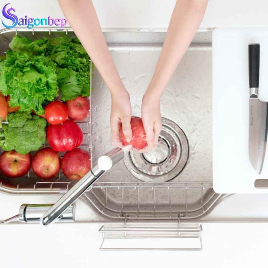 Chậu rửa bát 1 hố Konox Tari 9051SM Full