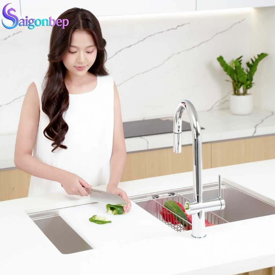 Chậu rửa bát 1 hố Konox Tari 8748SR/SM Full