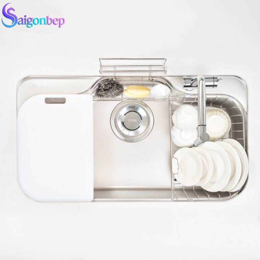 Chậu rửa bát 1 hố Konox Tari 9051SM Full