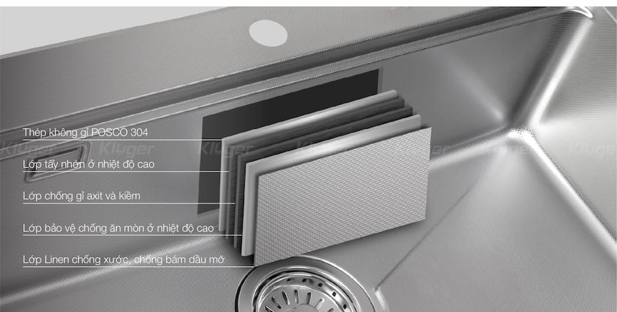 Chậu rửa bát Kluger KU8121S–S68