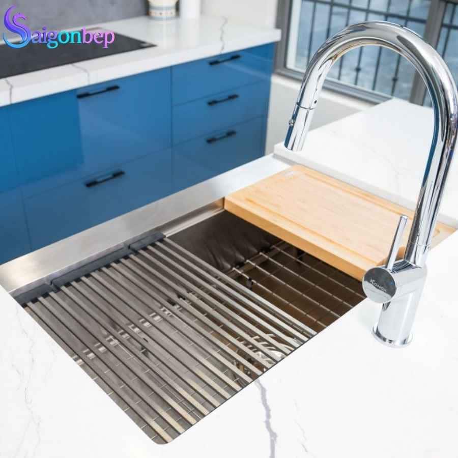 Chậu rửa bát Konox inox 1 hố Apron Sink KN8051AS Retta
