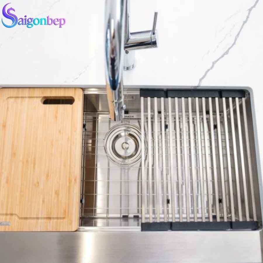 Chậu rửa bát Konox inox 1 hố Apron Sink KN8051AS Retta
