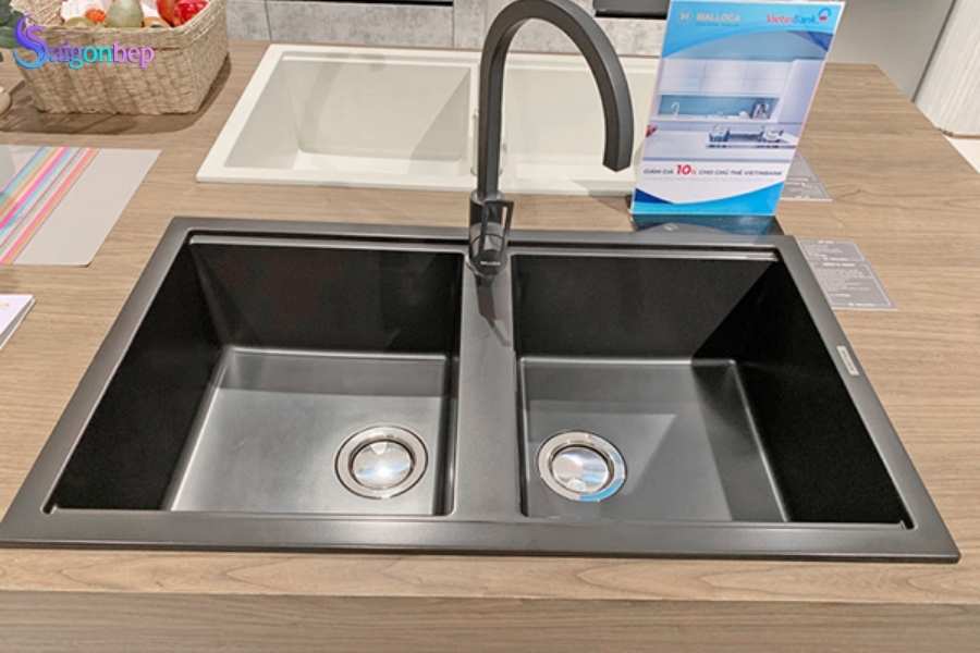 Chậu rửa chén Malloca NERO G-45040