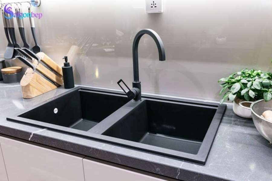 Chậu rửa chén Malloca NERO G-45040