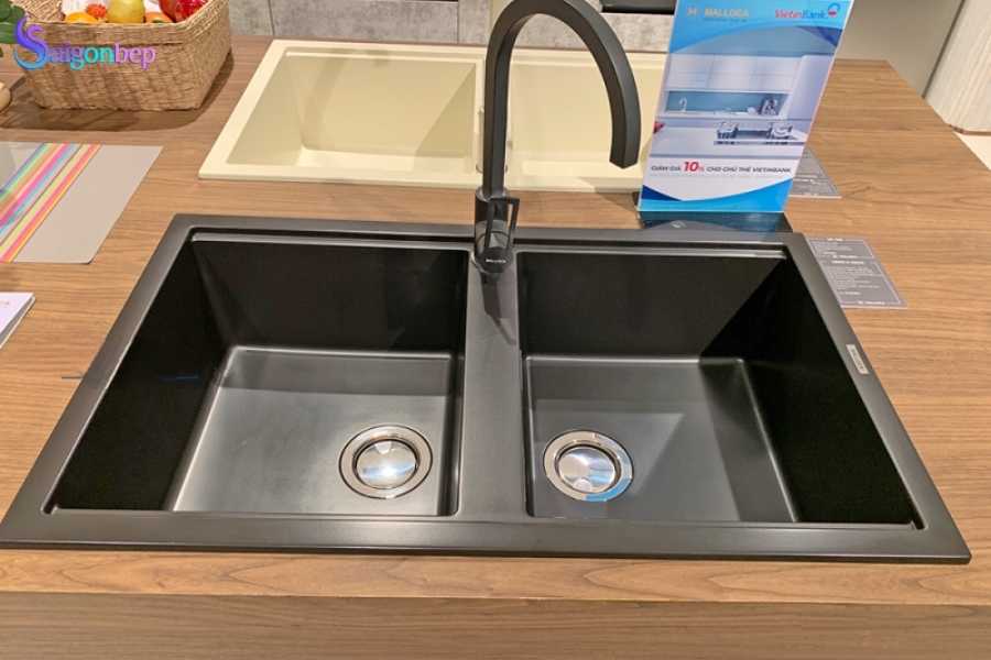 Chậu rửa chén Malloca NERO K-45040