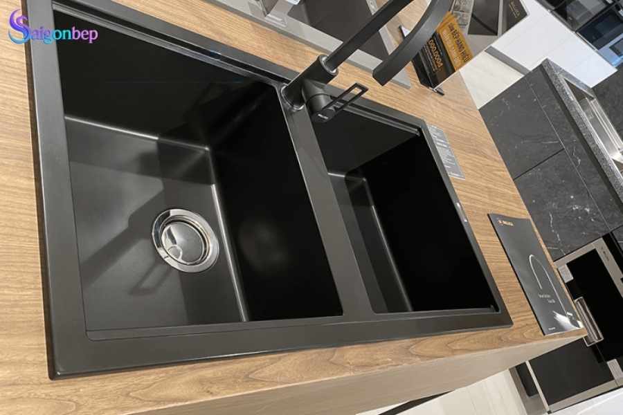 Chậu rửa chén Malloca NERO K-45040