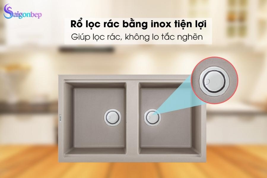 Chậu rửa chén Malloca TORTORA G-45043