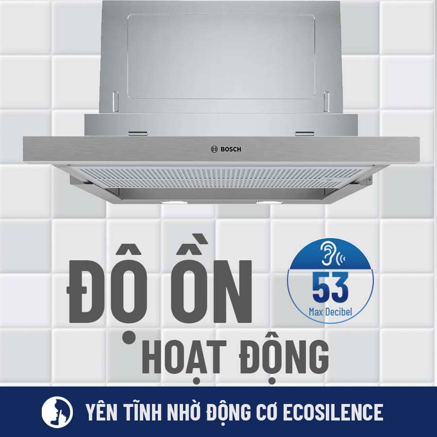 Máy hút mùi âm tủ Bosch DFS067A51B Serie 4