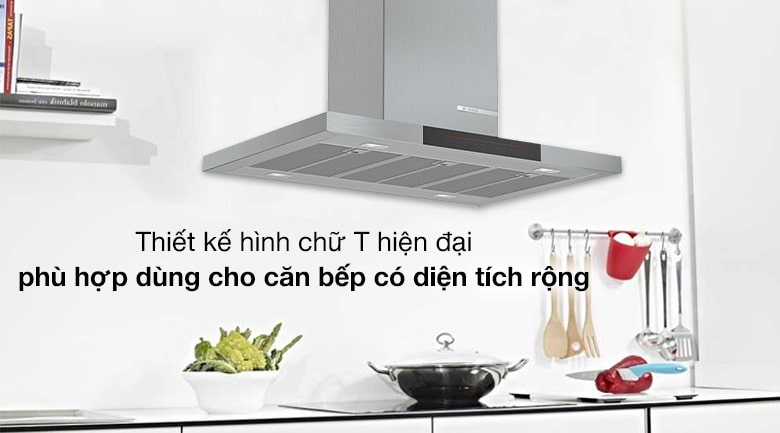 Máy hút mùi đảo Bosch DIB98JQ50B Series 6