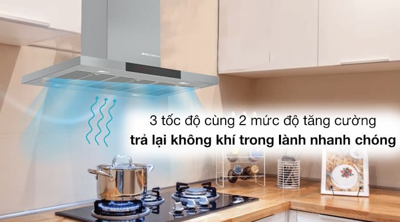 Máy hút mùi đảo Bosch DIB98JQ50B Series 6
