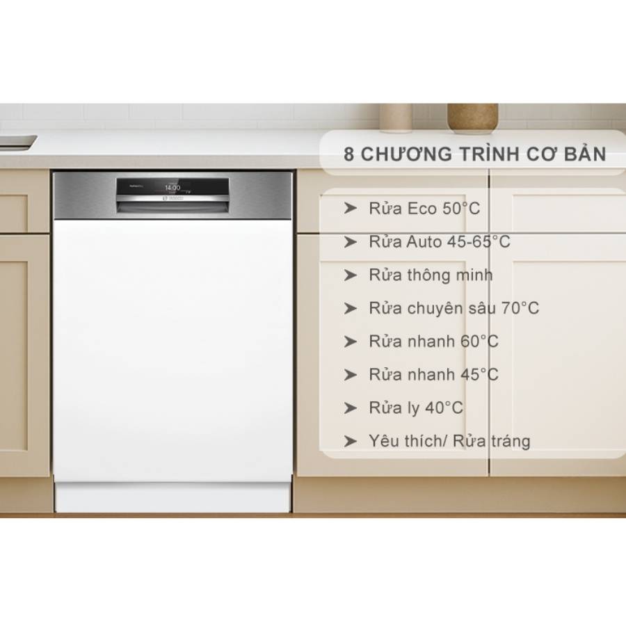 Máy rửa bát Bosch SMI8ZDS81T