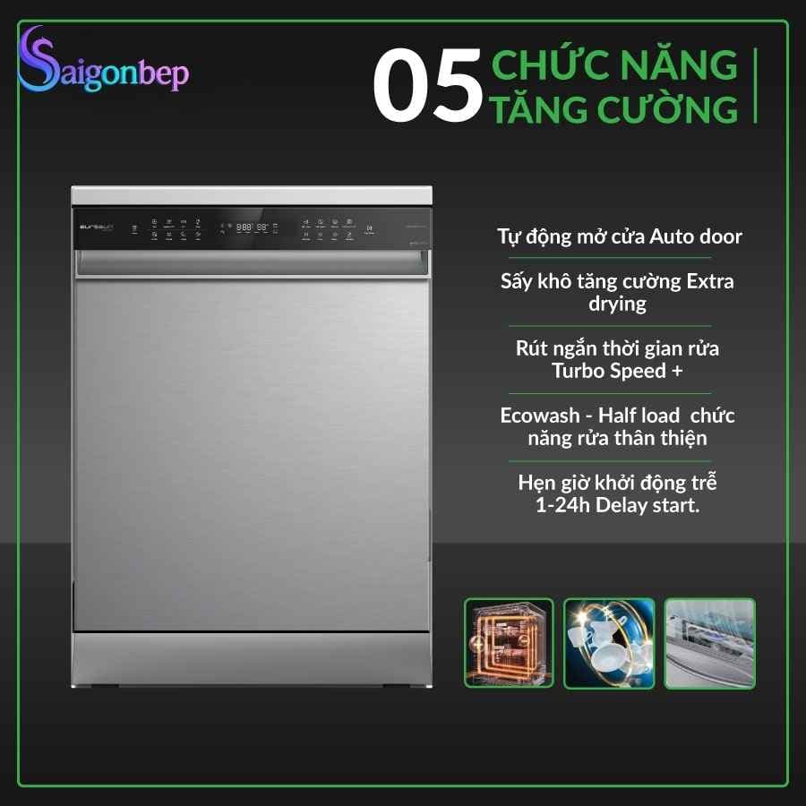 Máy rửa bát Eurosun SMS81EU19EB