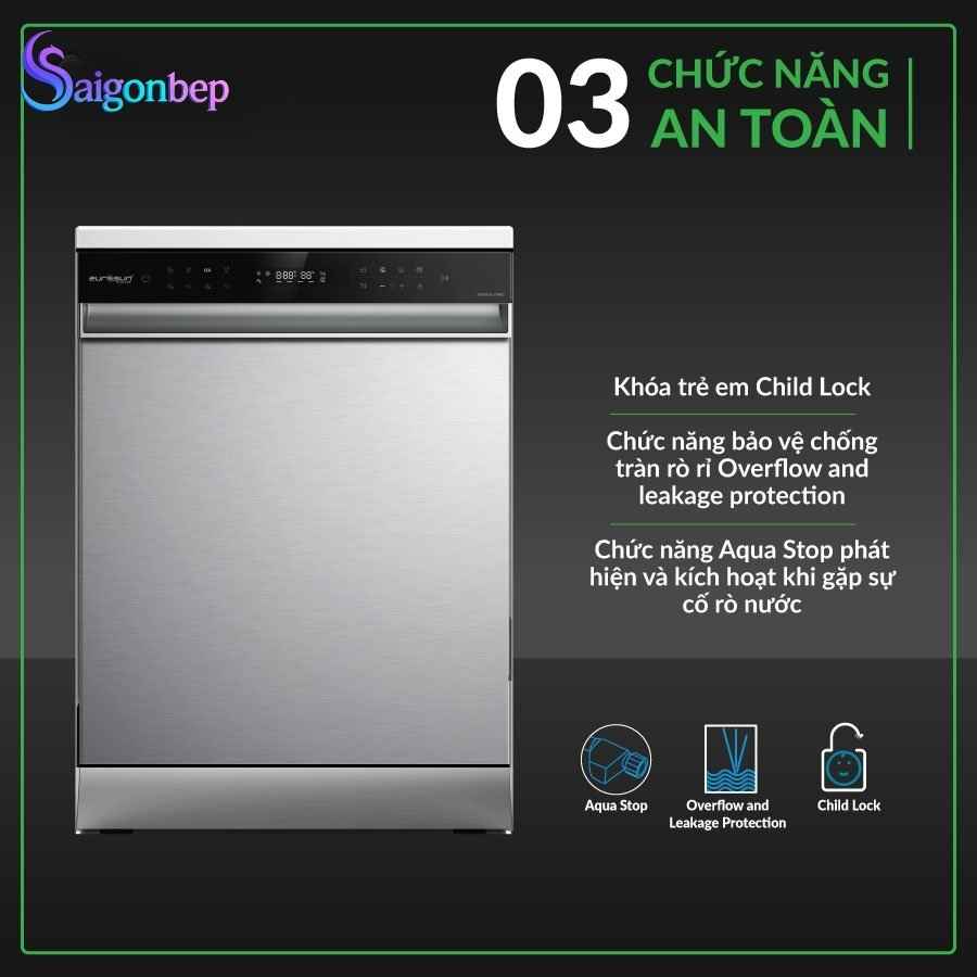 Máy rửa bát Eurosun SMS81EU19EB
