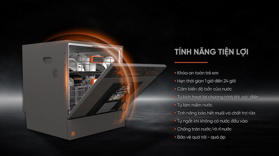 Máy rửa bát Junger DWJ-103