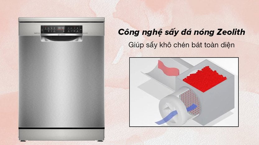 Máy rửa bát độc lập Bosch SMS6ZCI03E