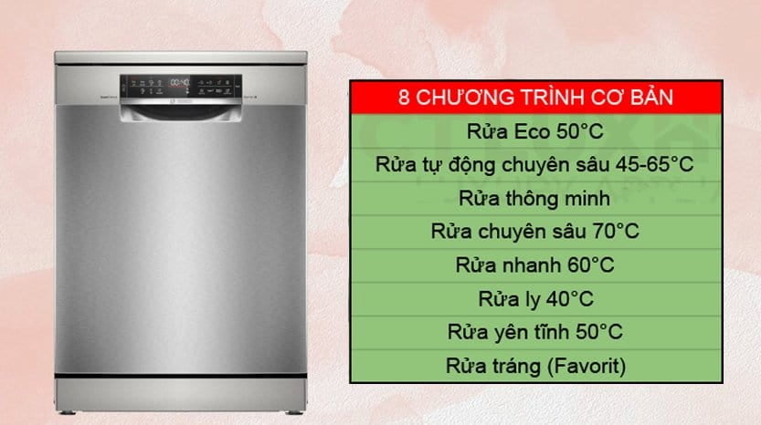 Máy rửa bát độc lập Bosch SMS6ZCI03E