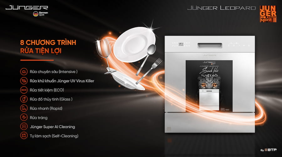 Máy rửa chén Junger DWJ-100