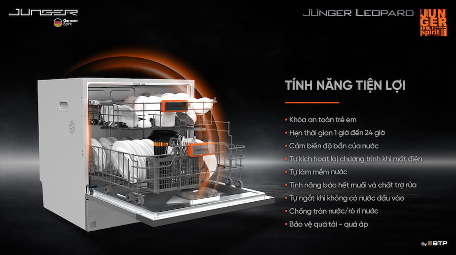 Máy rửa chén Junger DWJ-100