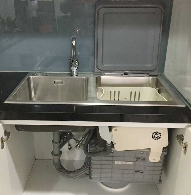 Máy rửa chén kết hợp bồn KAFF KF-SWM6