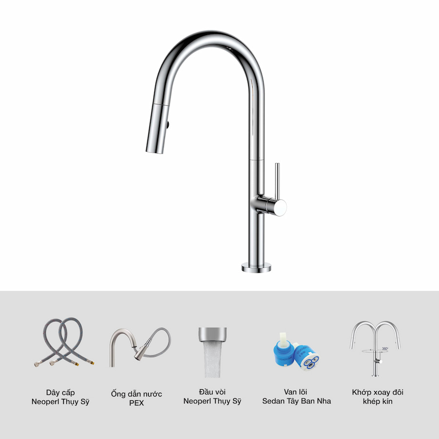 Vòi rửa bát Kluger KLF0010B