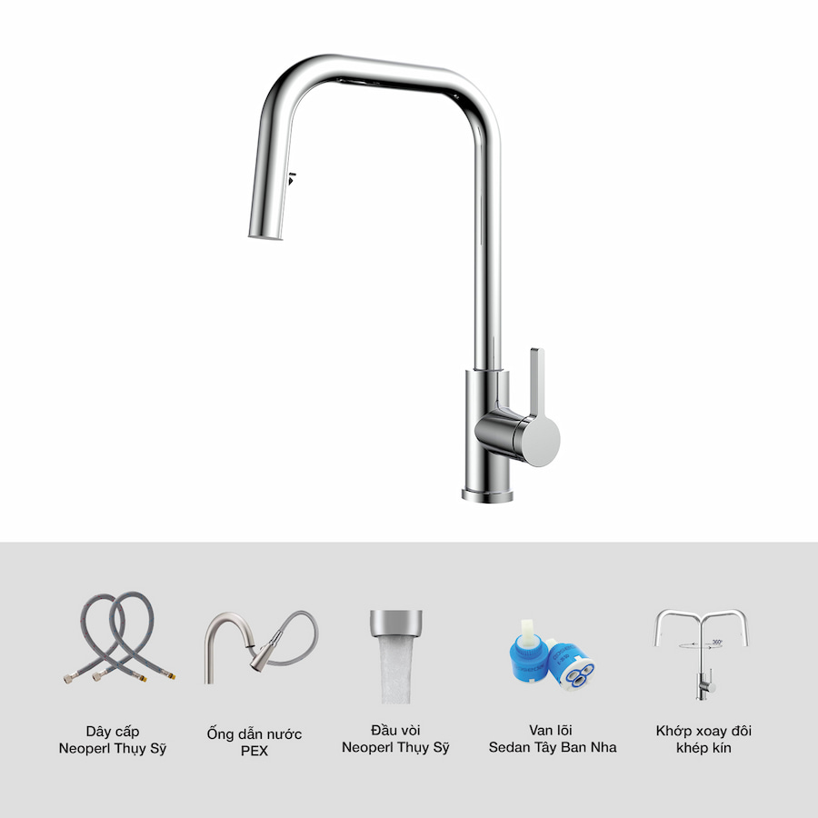 Vòi rửa bát Kluger KLF0015C