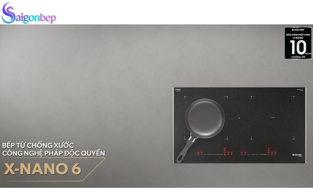 Bếp từ 2 vùng nấu Kocher X-NANO 6