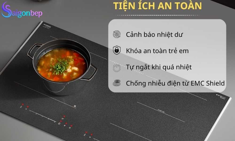 Bếp từ 2 vùng nấu Kocher X-NANO 6 Plus