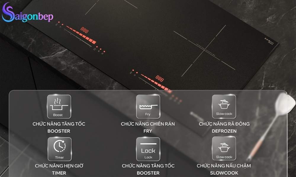 Bếp từ 2 vùng nấu Kocher X-NANO 7