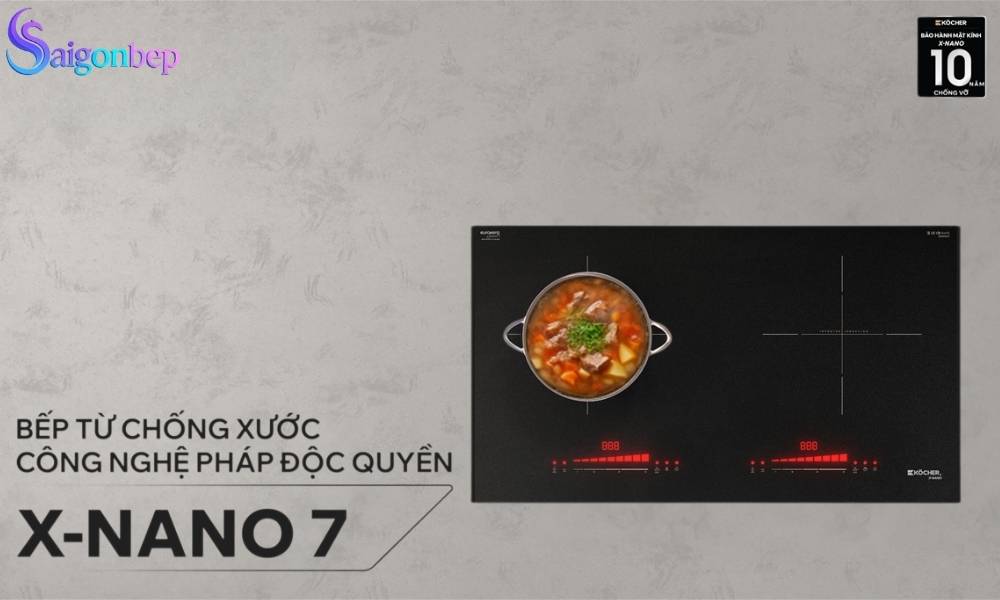 Bếp từ 2 vùng nấu Kocher X-NANO 7