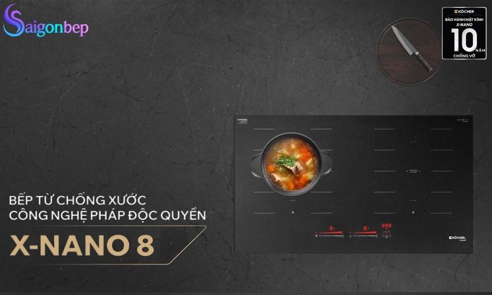 Bếp từ 2 vùng nấu Kocher X-NANO 8
