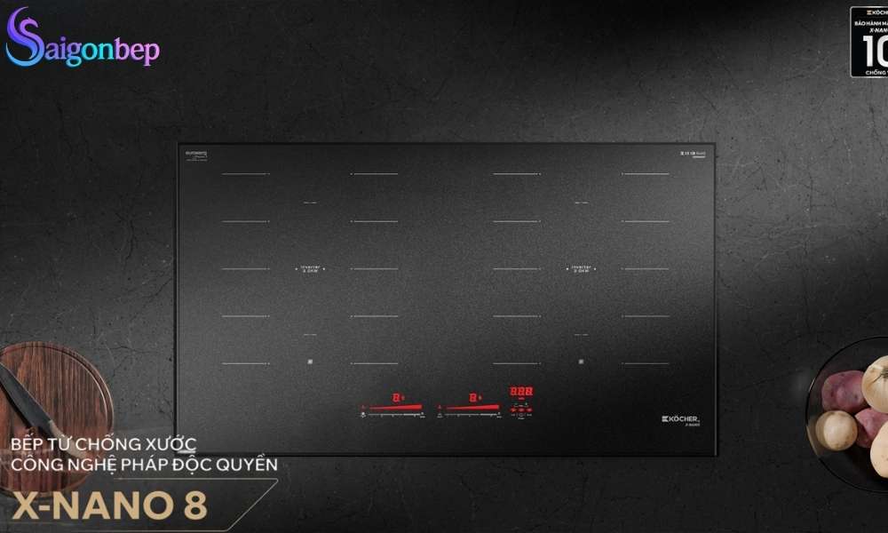 Bếp từ 2 vùng nấu Kocher X-NANO 8