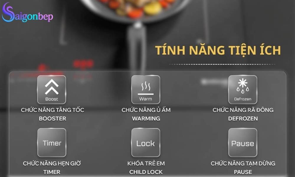 Bếp từ 2 vùng nấu Kocher X-NANO 8 Plus