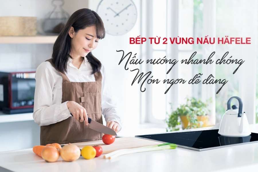bếp từ Hafele 2 vùng nấu