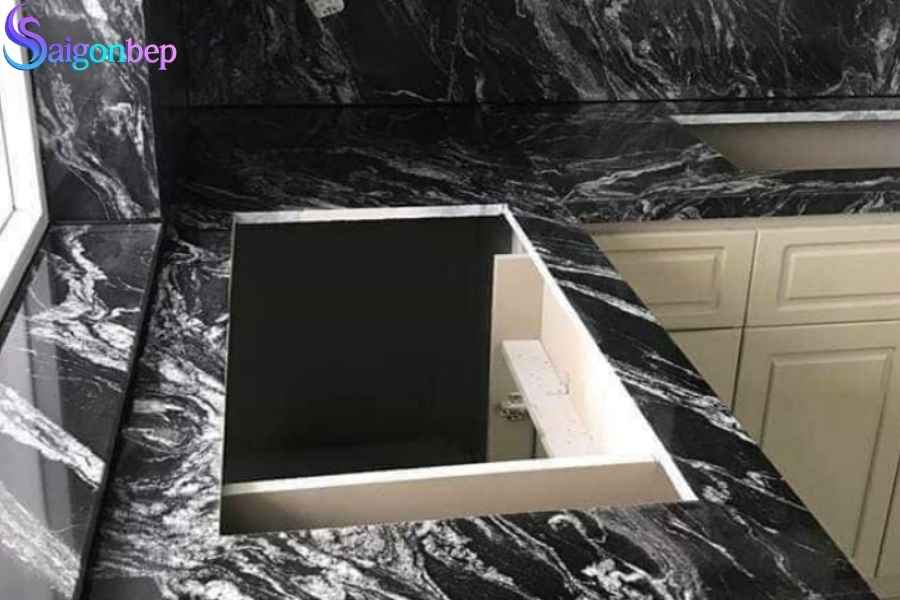 cách lắp chậu rửa bát