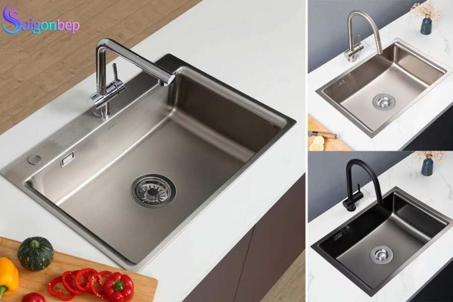 chậu rửa bát 1 hố loại nhỏ