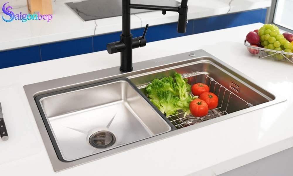 Chậu rửa bát 1 hố Konox Workstation Sink KN8048TS Dekor