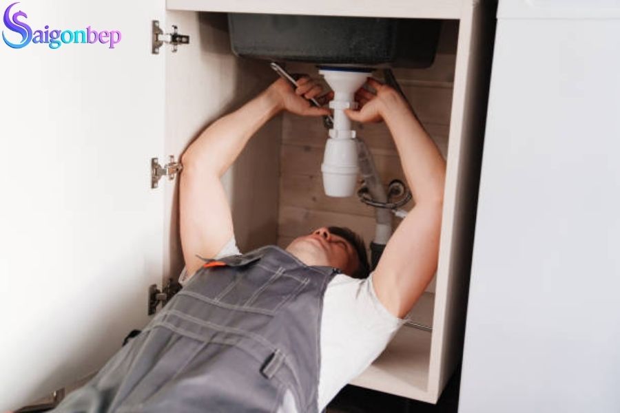 Chậu rửa bát có mùi hôi: