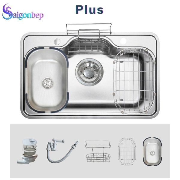 Chậu rửa bát Kluger KT8050SL Plus