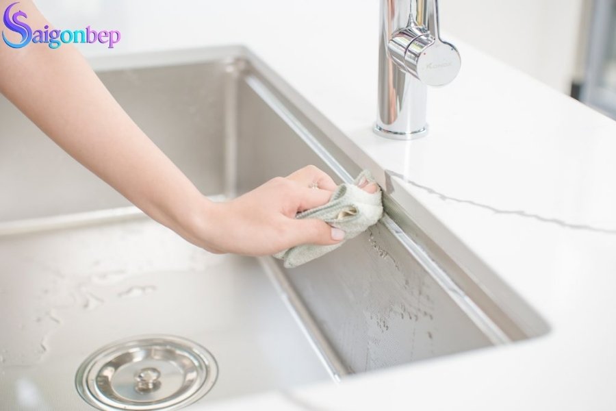 Chậu rửa bát lắp âm bàn và lắp dương